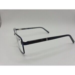 Marchon NYC M-2025 Eyeglasses Men Matte Navy Rectangle 53mm New 100% Authentic